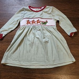 24M Smocked Christmas Dress